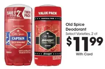 Kroger Old Spice Deodorant offer