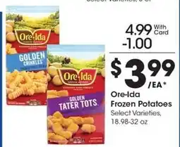 Kroger Ore-ida Frozen Potatoes offer