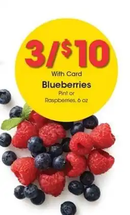 Kroger Blueberries or Raspberries offer