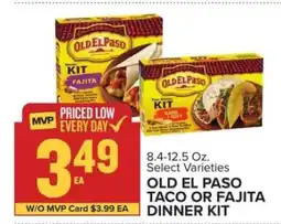 Food Lion Old El Paso Taco or Fajita Dinner Kit offer