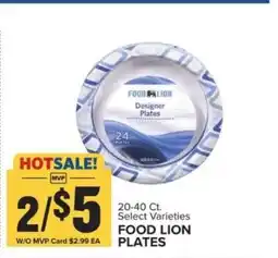 Food Lion FOOD LION PLATES offer