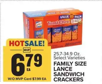 Food Lion Family Size Lance Sandwich Crackers offer
