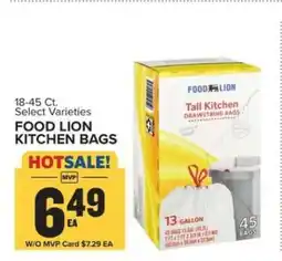 Food Lion FOOD LION KITCHEN BAGS offer