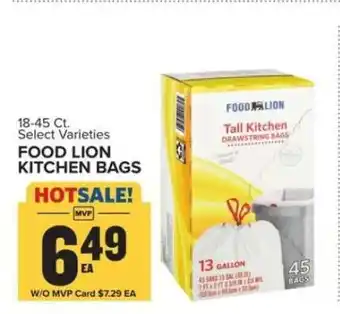 Food Lion FOOD LION KITCHEN BAGS offer