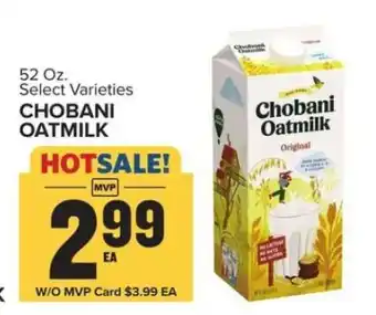 Food Lion Chobani Oatmilk offer
