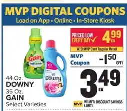 Food Lion Downy & Gain offer