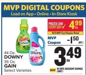 Food Lion Downy & Gain offer