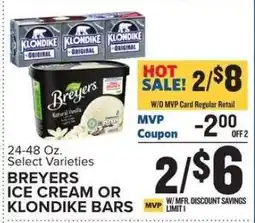 Food Lion Breyers Ice Cream or Klondike Bars offer