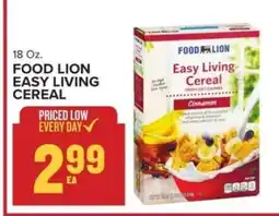 Food Lion FOOD LION EASY LIVING CEREAL offer