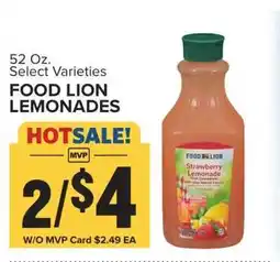 Food Lion FOOD LION LEMONADES offer