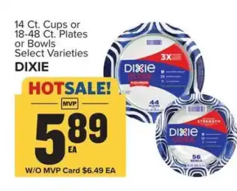 Food Lion Dixie Ultra Plates or Bowls offer