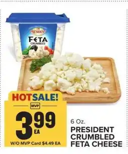 Food Lion President Crumbled Feta Cheese offer
