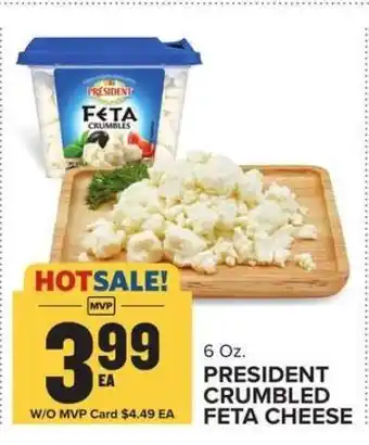 Food Lion President Crumbled Feta Cheese offer