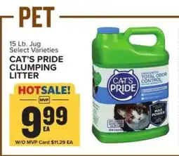 Food Lion Cat's Pride Clumping Litter offer