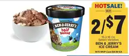 Food Lion Ben & Jerry's Ice Cream offer