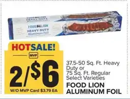 Food Lion FOOD LION ALUMINUM FOIL offer