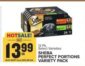 Food Lion Sheba Perfect Portions Variety Pack offer