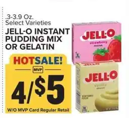 Food Lion Jell-O Instant Pudding Mix or Gelatin offer