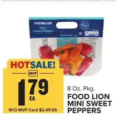 Food Lion FOOD LION MINI SWEET PEPPERS offer