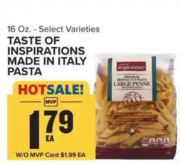 Food Lion TASTE OF INSPIRATIONS MADE IN ITALY PASTA offer