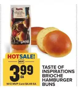Food Lion Taste of Inspirations Brioche Hamburger Buns offer