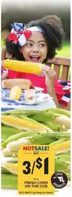 Food Lion FRESH CORN ON THE COB offer