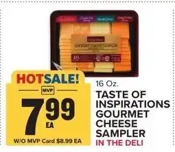 Food Lion Taste of Inspirations Gourmet Cheese Sampler offer