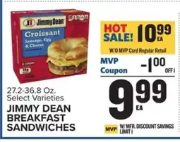 Food Lion Jimmy Dean Breakfast Sandwiches offer