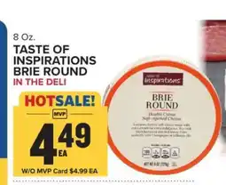 Food Lion Taste of Inspirations Brie Round offer