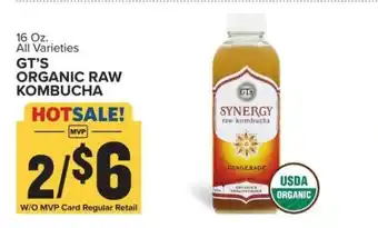 Food Lion GT'S ORGANIC RAW KOMBUCHA offer