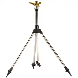Walmart Jinyi 1 Pack Tripod sprinkler irrigation equipment, 360 Degree Impact Sprinkler, for Garden & Lawn offer