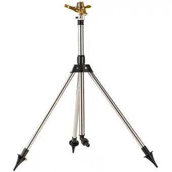 Walmart Jinyi 1 Pack Tripod sprinkler irrigation equipment, 360 Degree Impact Sprinkler, for Garden & Lawn offer