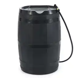 Walmart FCMP Outdoor RC45 45 Gal Outdoor Rain Water Catcher Barrel Container, Black offer