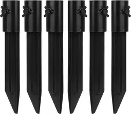 Walmart [6 Pack] Impresa Outdoor Light Stakes for Tiki Torch Stand - 10 3/4 Stakes for Outdoor Lights offer