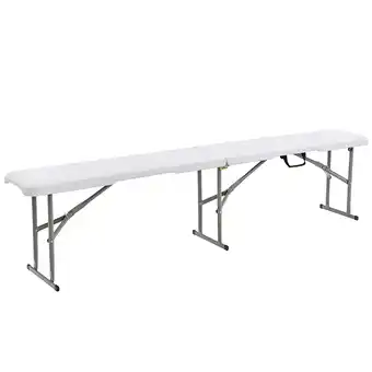Walmart Costway 6 FT Portable Folding Bench Outdoor Picnic Bench 550 lbs Limited for Dining offer