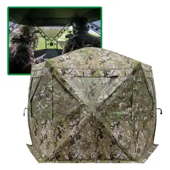 Walmart Barronett Blinds Hi-Five Portable Hunting Blind, 4-Person, Crater Thrive, HF550CT offer