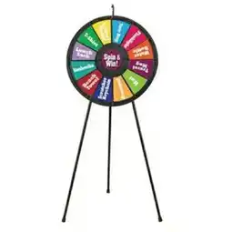 Walmart Games People Play 63003 12 Slot Floor Stand Prize Wheel Game 31 in. Diameter offer