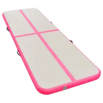 Walmart vidaXL Air Track Mat Gymnastics Air Mat with Pump Inflatable Training Mat PVC offer