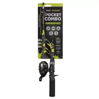Walmart ProFISHiency Pocket Combo Micro Telescopic Fiberglass Spincast Combo offer