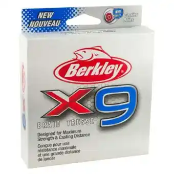 Walmart Berkley x9 Braid Fishing Line, Crystal, 30 lb Test Strength, 2188 yd offer