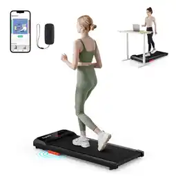 Walmart Costway Walking Pad 2.5HP Under Desk Treadmill with Remote Control APP-Enabled for Home offer