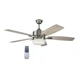 Walmart Design House Grayson LED Ceiling Fan in Brushed Nickel, 52-Inch offer