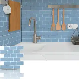 Walmart Art3d 10-Pack 12x12 Peel and Stick Backsplash Tile Stickers for Kitchen Touring Car offer