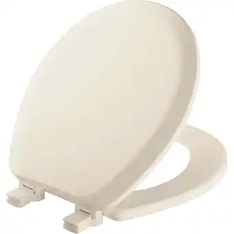 Walmart Mayfair Lift off Round Enameled Wood Toilet Seat in Biscuit with StayTite offer