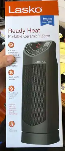 Walmart Lasko 14 Ready Heat Potable Ceramic Heater offer