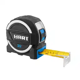 Walmart HART 25-Foot Pro Grade Non-Magnetic Tape Measure, Fraction Markings offer
