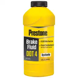 Walmart Prestone Dot 4 Brake Fluid - 12 fl oz- Synthetic, High Grade, 50,000 mile offer