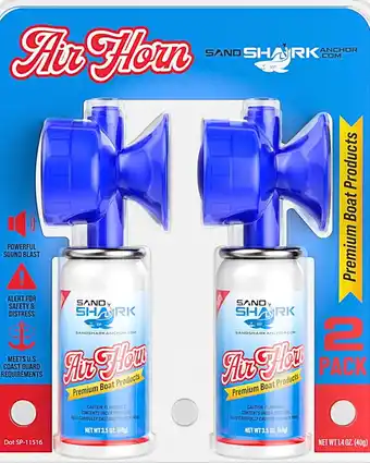Walmart Premium Air Horn -Very Loud Airhorn, Coast Guard Approved (1.4 ounce) offer