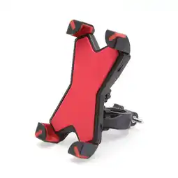 Walmart Unique Bargains Red Adjustable Motorcycle Scooter Handlebar Cell Phone GPS Mount Holder Stand offer