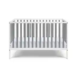 Walmart Baby Cache 27900-WGY Deux Remi Island Crib, White & Gray offer